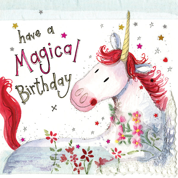 Unicorn Sparkle Birthday Card
