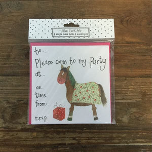 Horse Party Invites ( Pack of 8 )