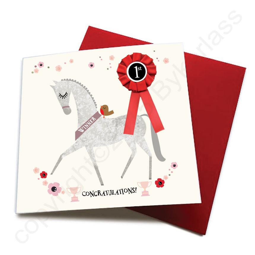 Congratulations Horse Card