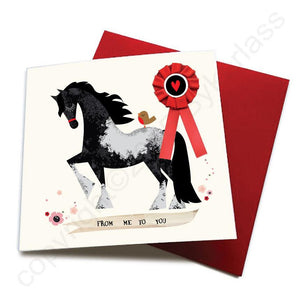 From Me To You Horse Greeting Card