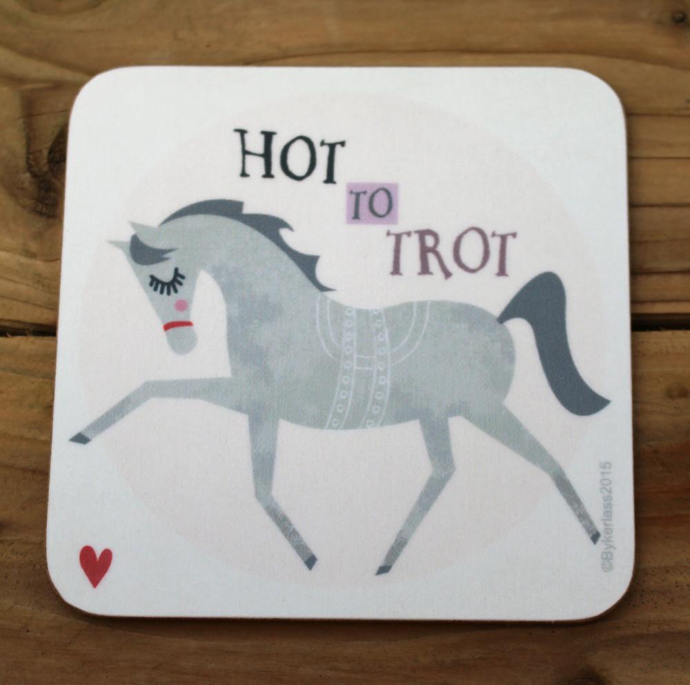 Hot To Trot Horse Coaster
