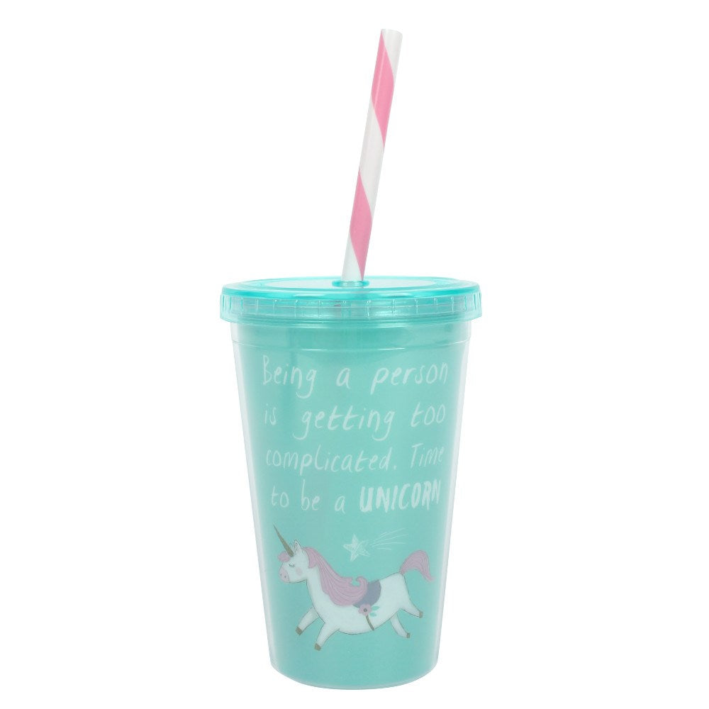 Time To Be A Unicorn Drinking Cup