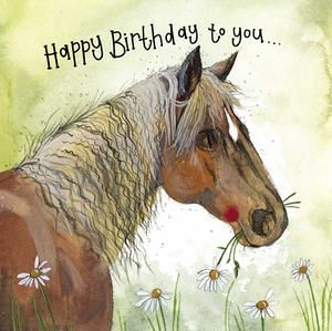 Sunshine Horse Birthday Card